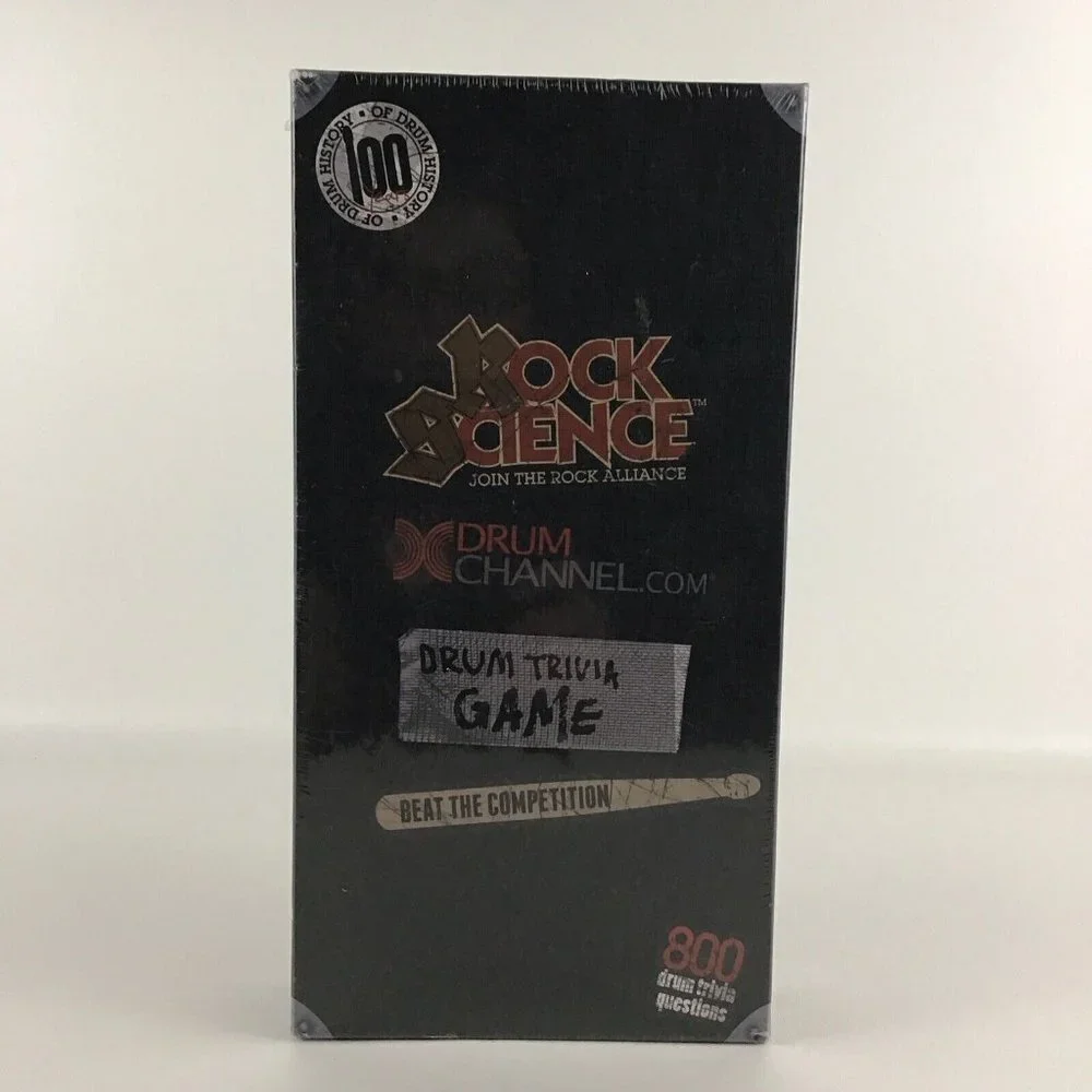 Rock Science Drum Trivia Game Rock Alliance Beat The Competiton New Sealed